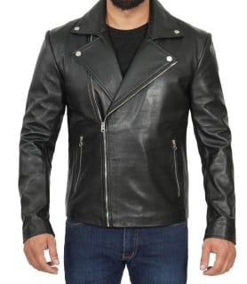 biker leather jacket for men