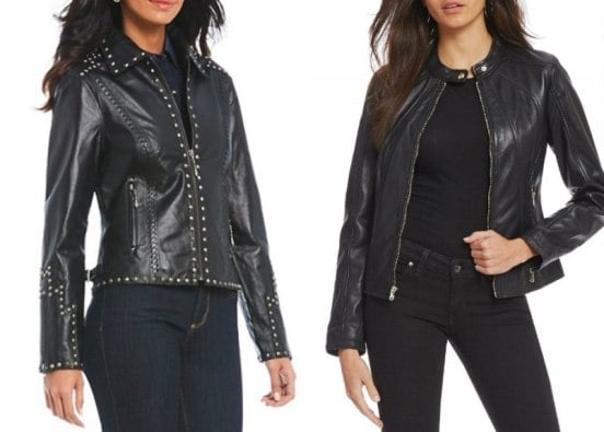 Classy leather jackets for women