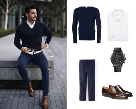 Business smart casual clothes for men