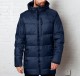 Blue puffer jacket