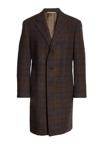 Plaid Wool coat