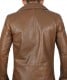 mens long leather carcoat