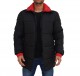 Mens Red and Black Puffer Jacket