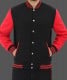 black and red letterman jacket for men
