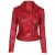 Red Asymmetrical Jacket
