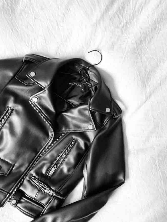 right size of leather jacket
