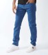 Rivet Men Straight Fit Denim Blue Jeans