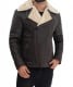 Shearling Bomber Leather Jacket