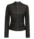 slim fit womens leather jacket