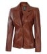 Womens Leather Blazer