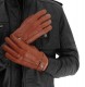 Mens real leather gloves