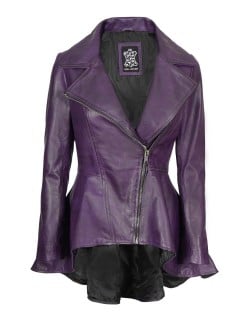 Women Asymmetrical Leather Jacket
