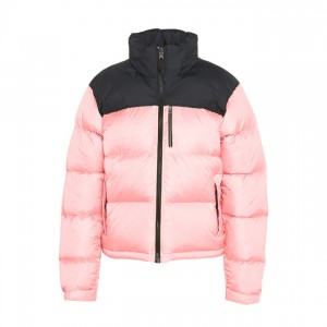 Women Pink puffer jacket