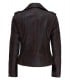 Womens Dark Brown Leather Jacket