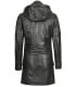 Women Black Leather coat