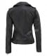 slim fit leather jacket womens