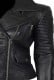womens black asymmetrical leather jacket