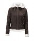 womens leather shearling jacket