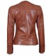 brown textured jacket