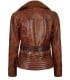 brown womens shearling leather jacket