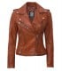 Margaret brown leather jacket