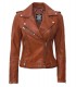 Margaret tan leather jacket