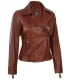 womens Biker Leather Jacket