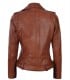womens cognac leather jacket