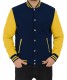 letterman blue navy and yellow jacket