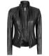 Fitted Leather Jacket Women