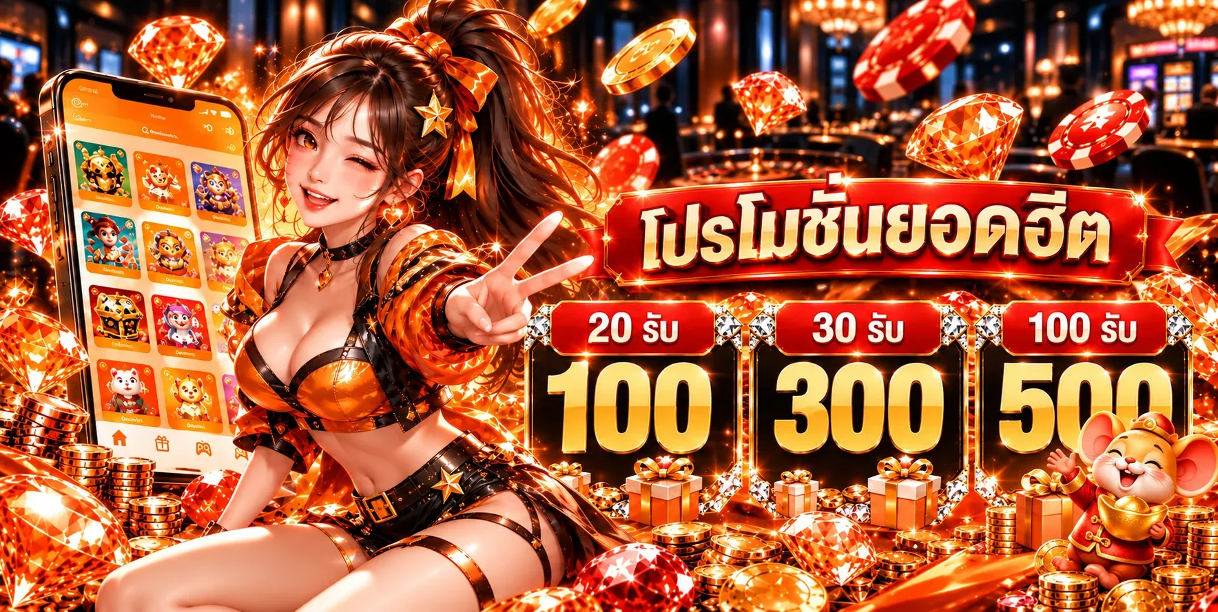 โปรโมชั่น ฝาก100รับ20 by huayded100